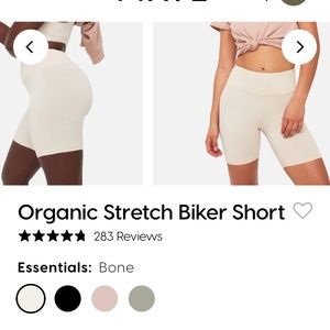 MATE the Label organic cotton bike shorts, brand new